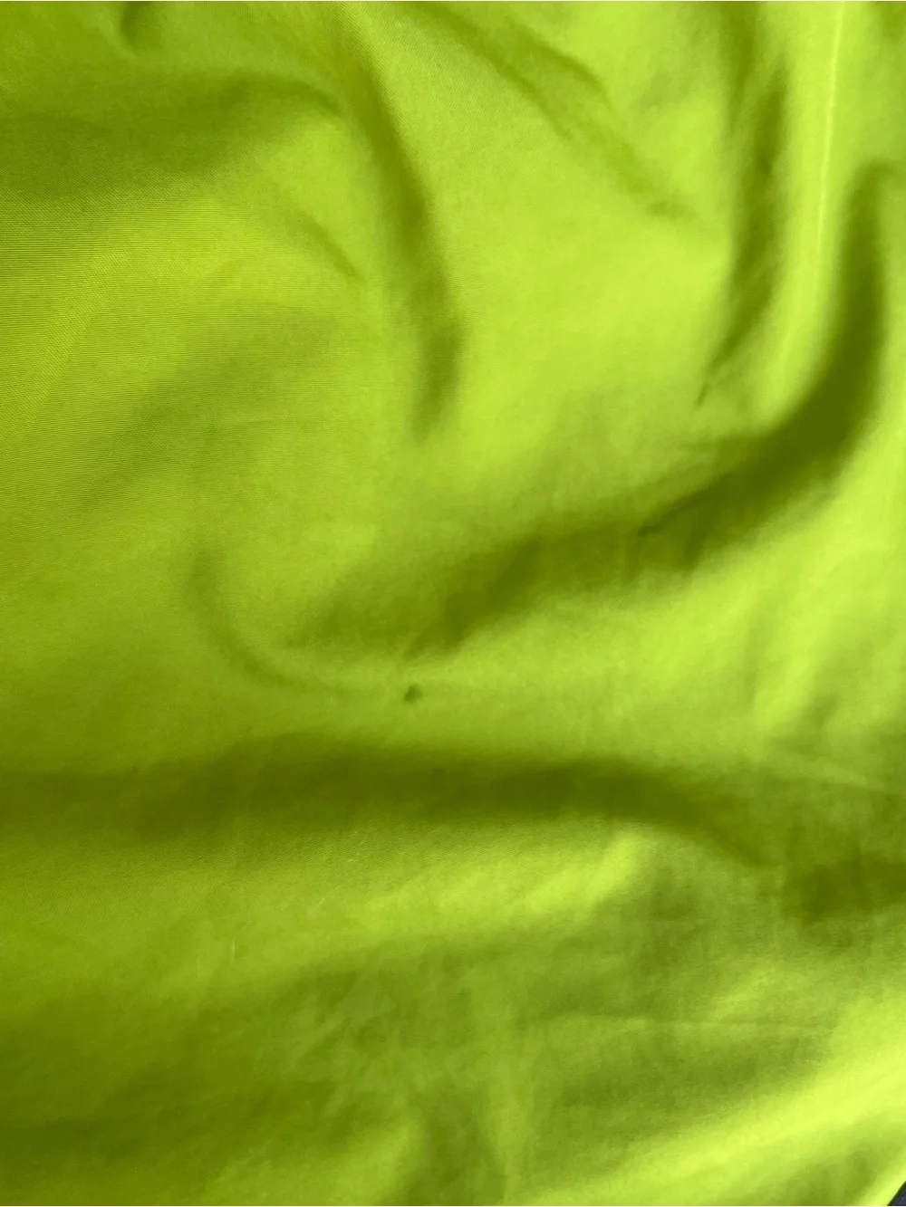 Nike Women's Bright Lime Athletic Running Shorts with Black Trim